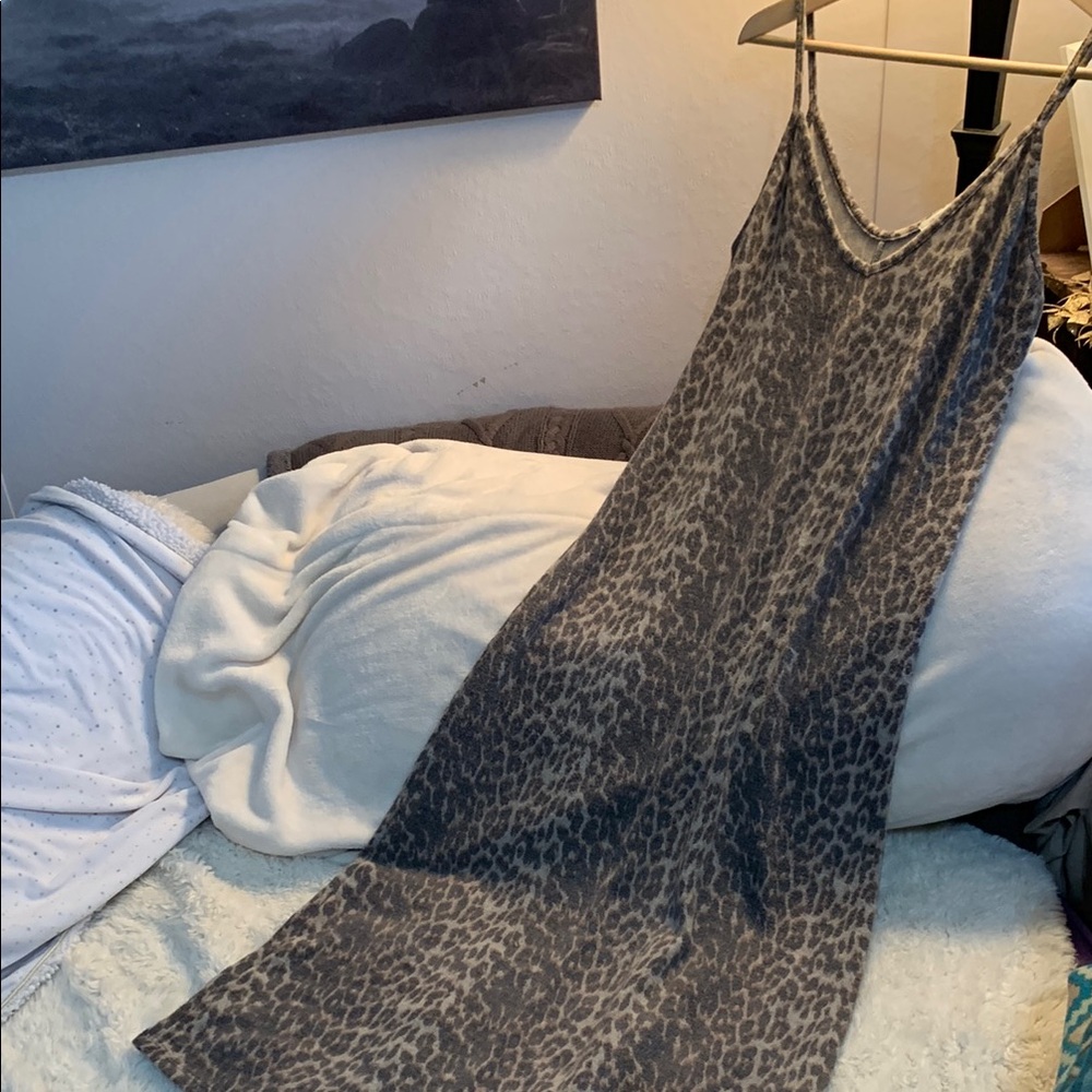 Caution To The Wind Animal Print Dress